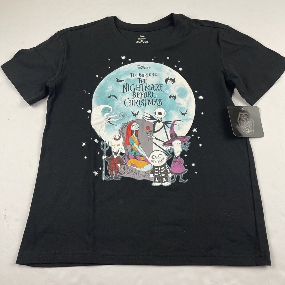 Disney The Nightmare Before Christmas 30th Anniversary T-Shirt Women’s S Black